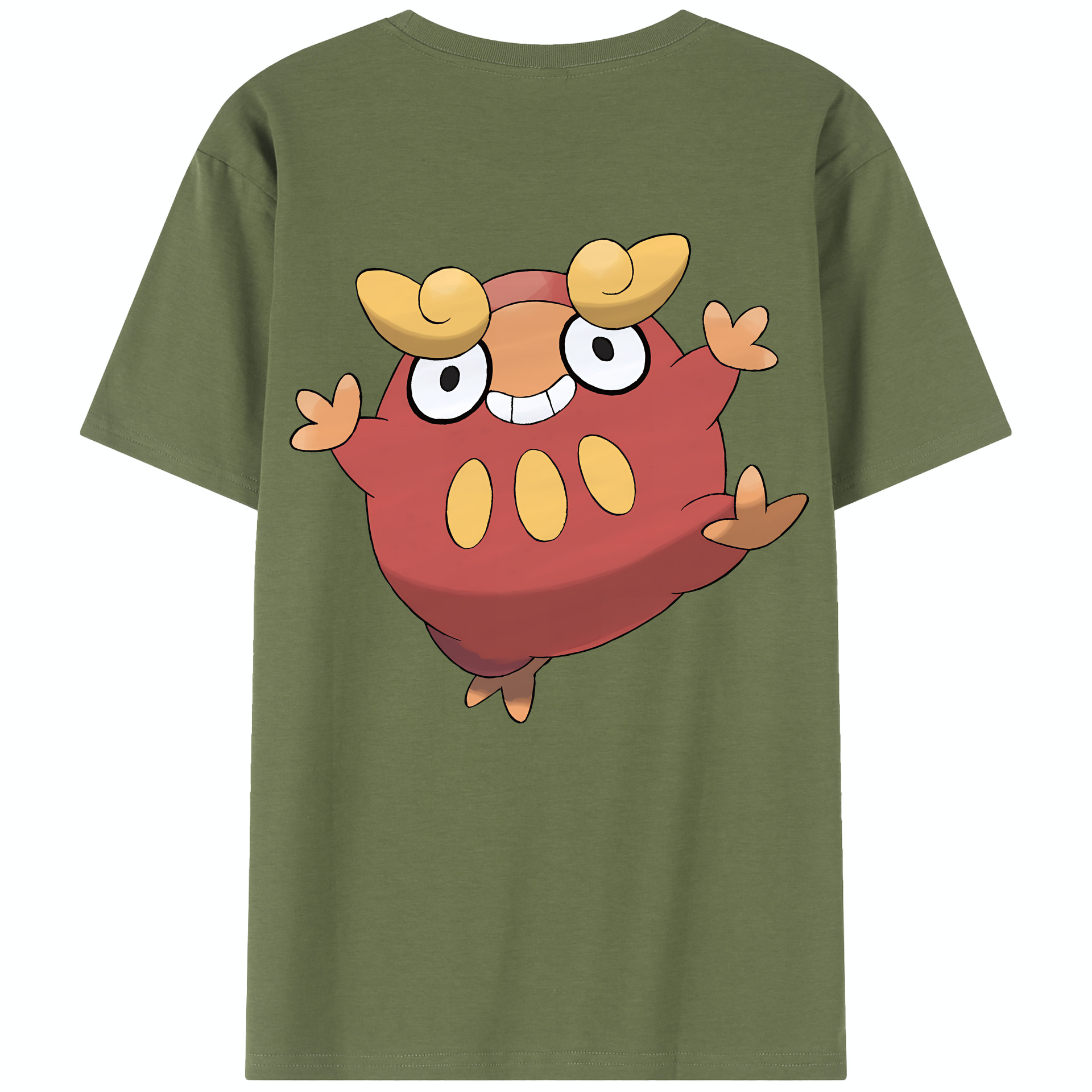 （画像用） ポケットモンスター Pokémon 綿100％半袖Tシャツ（背面プリント）
